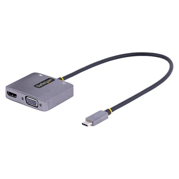 STARTECH USB C VIDEOADAPTER 4K 60HZ 4K 60HZ 3,5MM AUDIO 100W PD (122-USBC-HDMI-4K-VGA)