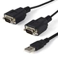 Miniatyrbillede 1 af 6: StarTech.com 2 port FTDI USB til seriel RS232 adapter - USB til RS-232 adapter kabel/konverter