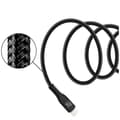 Miniatyrbild 3 av 6: Rvelon USB-A till Lightning Kabel Flätad 1m