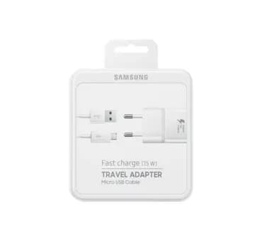Samsung Snabbladdare EP-TA20EWE 2.0A (15W) med Micro USB kabel