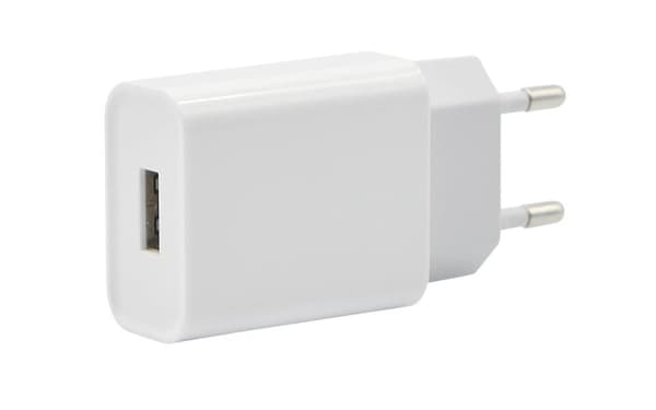 SiGN Väggladdare för iPhone, iPad, Android 1xUSB-A, 2.4A - Vit
