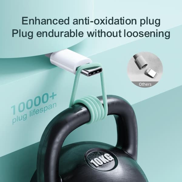 SiGN Boost USB-A till USB-C Kabel, 3A, 2m - Rosa