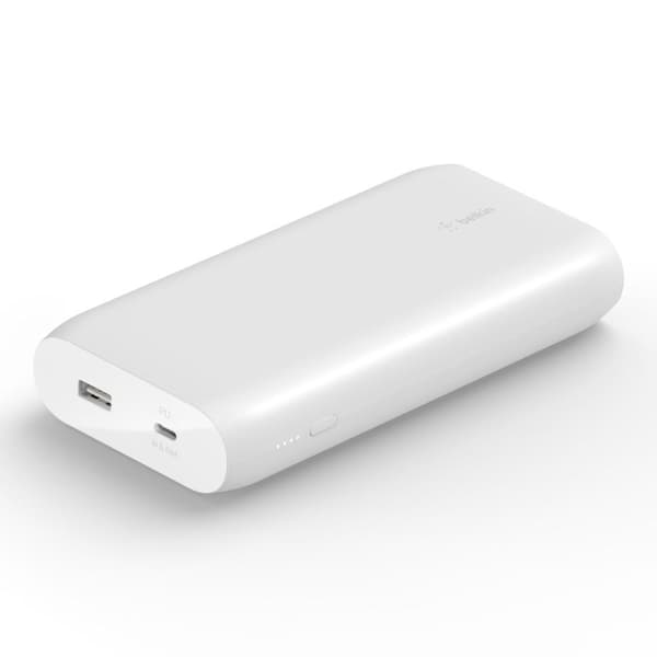 Belkin Power Bank 20.000 MaH - Hurtigoplader - Hvid