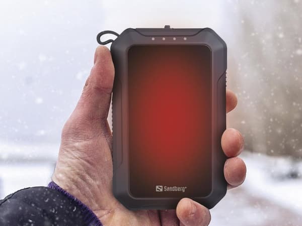 Sandberg Active Hand Warmer - Powerbank - 10000 mAh - 37 Wh - 2 A (USB)