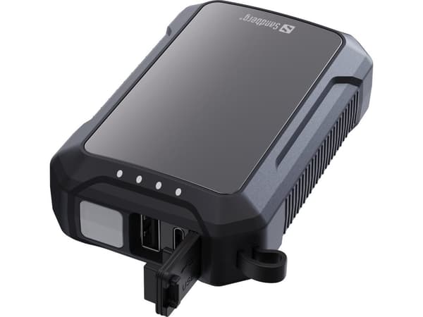 Sandberg Active Hand Warmer - Powerbank - 10000 mAh - 37 Wh - 2 A (USB) Sort
