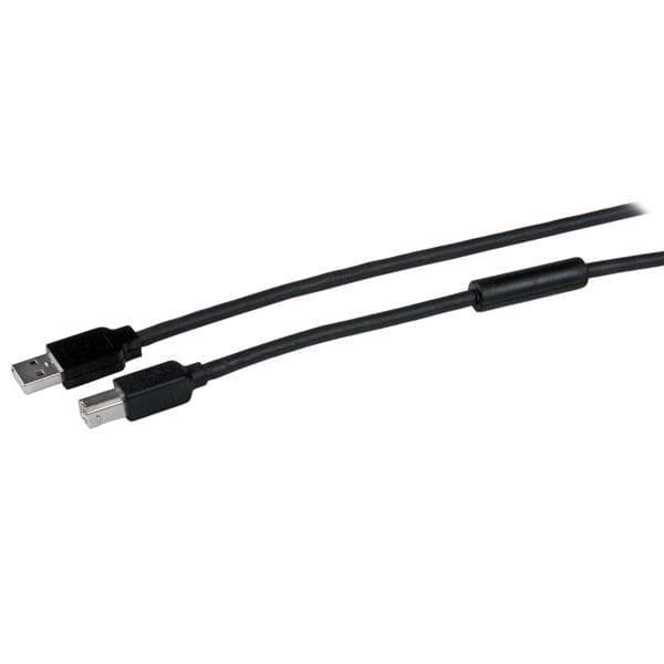 StarTech.com 15m Active USB 2.0 A to B-kabel - Hane/Hane - USB-skrivarkabel 1x USB A / 1x USB B - Svart