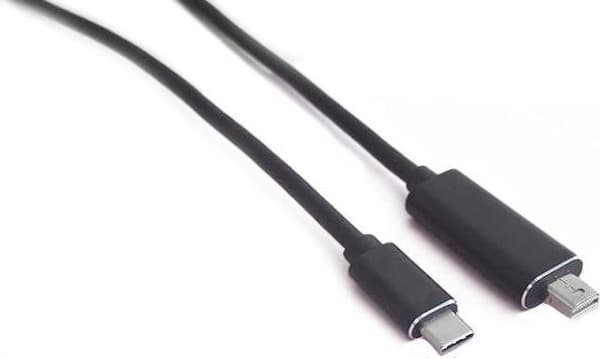 MicroConnect USB - C till Mini DP 3m, svart (USB3.1CMDP3) Svart