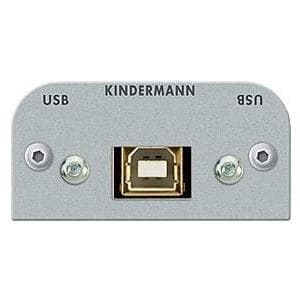 Kindermann USB BA-stik 7441-525 54x54 med breakout-kabel (7441000525) Sølv