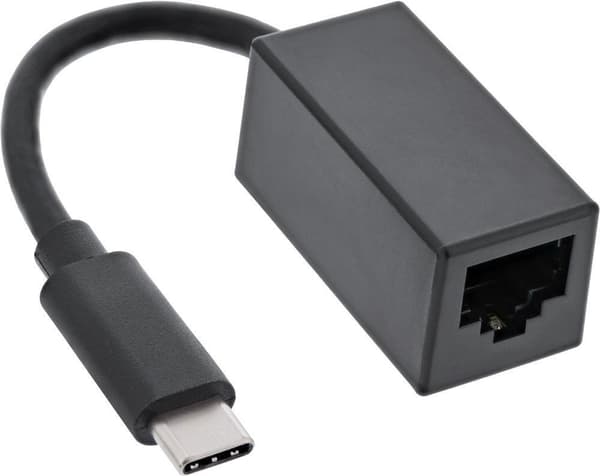 InLine® USB 3.0 nätverksadapterkabel, Gigabit-nätverk, USB Type-C (33380G)