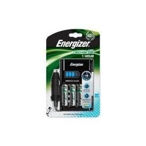 Energizer 1 time oplader - batterioplader - (til 4xAA/AAA) + biladapter 4 x AA type - NiMH - 2300 mAh