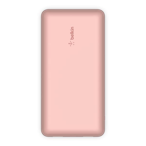 Belkin BOOST↑CHARGE™ 20 000 mAh Power Bank - USB-A/USB-C -tulo - 15 W - Kaapelilla - Rose Gold