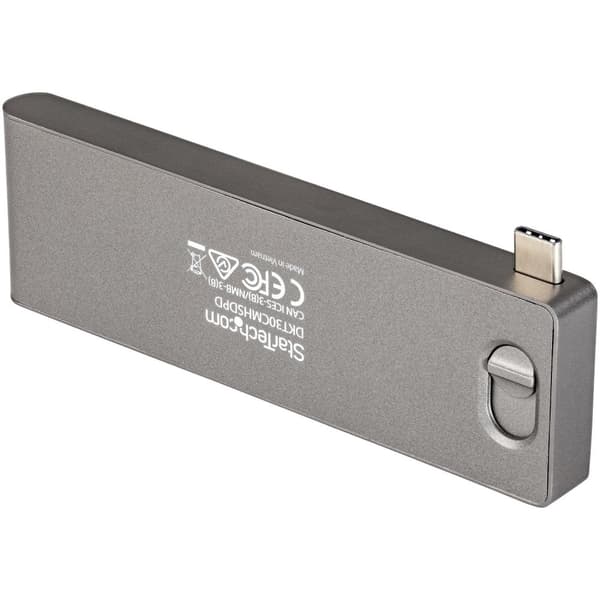 StarTech.com USB-C-moniporttinen sovitin MacBook Prolle/Airille - USB-C - 4K HDMI - 100 W virransyöttö - SD/MicroSD - 2-porttinen USB 3.0 -keskitin -