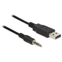 DeLock Converter USB2.0 > Seriel-TTL 2,5 mm 3-benet stereostik 1,8 m (3,3 V) - Seriel adapter - USB - Seriel (83779)
