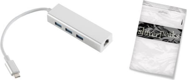 SHIVERPEAKS SHVP 14-05025 – USB 3.1 C -liitin RJ45 Ethernetiin + 3x USB-liitäntä (BS14-05025)