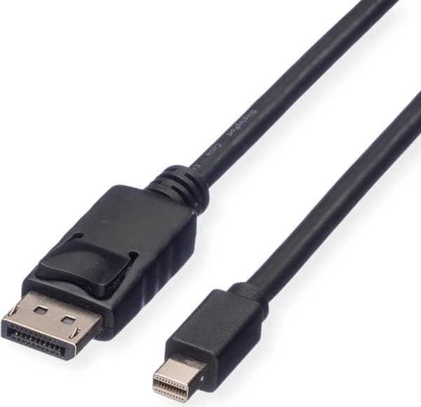 ROLINE GREEN DisplayPort-kabel, DP ST - Mini DP ST, TPE, sort, 5 m (11.44.5637)