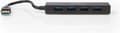 Miniatyrbild 1 av 10: Nedis USB Hub | 4 hamn(ar) | USB 3.2 Gen1 | Strömförsörjning / USB-driven | 4x USB