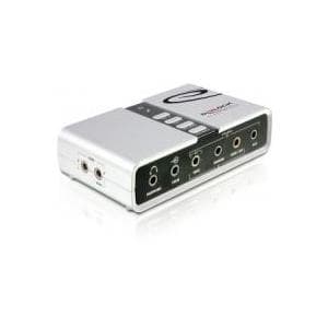 DeLOCK USB Sound Box 7.1 - ljudkort - 7.1 kanals surround - USB2.0 (61803)