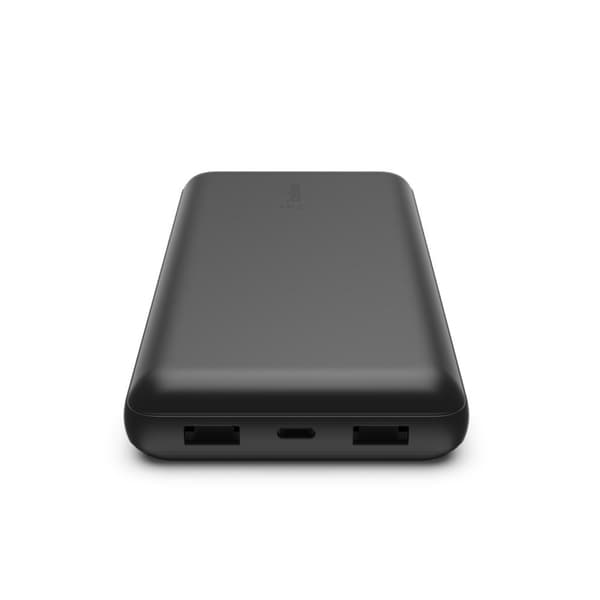 Belkin BOOST↑CHARGE™ 20.000 mAh Power Bank - USB-A/USB-C-indgang - 15 W - m/kabel - Sort