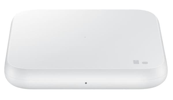 Samsung Wireless Charger Pad - Langaton laturi - matkasovittimella - 9W - Valkoinen Valkoinen
