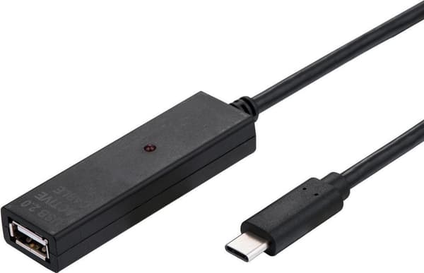 Värde USB 2.0-förlängning | aktiv | med repeaters | AC | svart | 20 meter | Det enkla sättet att ansluta en SATA III 6.0 Gbit/s hårddisk till en dator