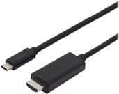 DIGITUS - Videoliitännän muunnin - HDMI / USB - USB-C (M) HDMI (M) - 2,0 m - 4K-tuki (AK-300330-020-S)
