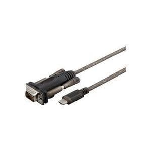 MicroConnect - USB-kabel - DB-9 (M) til USB-C (M) - USB 3.1 - Fingerskruer