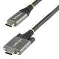 Miniatyrbild 1 av 8: StarTech.com 3 fot 1 m sidoskruvlåsande USB C-kabel 10 Gbps, USB 3.1/3.2 Gen 2 Type-C-kabel, 100W (5A) strömförsörjningsladdning, DP Alt-läge, dubbelt