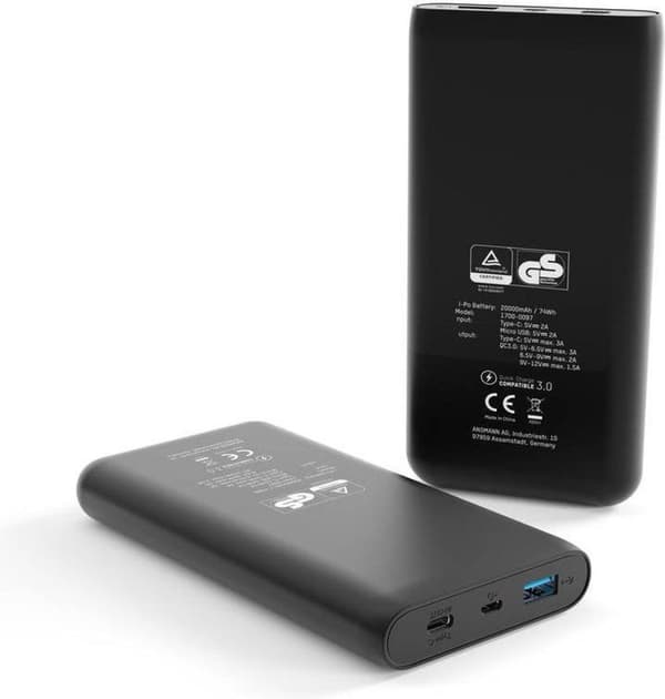 Ansmann Powerbank 10,8 mini 10.000mAh 2-port