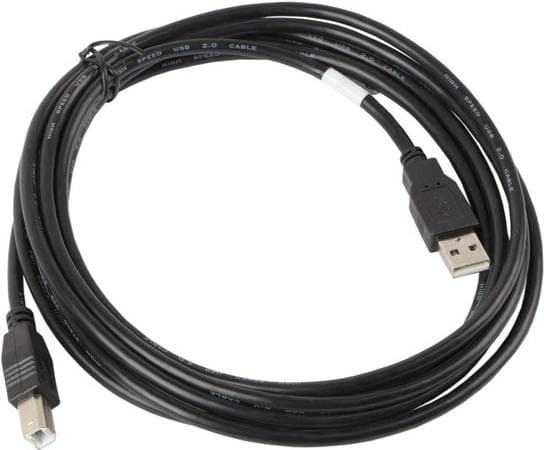 Kabel Lanberg CA-USBA-10CC-0018-BK (USB 2.0 M - USB 2.0 M, 1.8 m, sort farve) (CA-USBA-10CC-0018-BK)