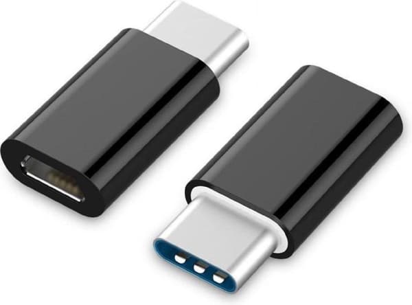 Cablexpert USB-C (m) - USB Micro B (v) adapter - USB2.0 - kompakt / sort