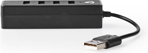 Nedis USB Hub | 4 hamn(ar) | USB 2.0 | USB-driven | 4x USB