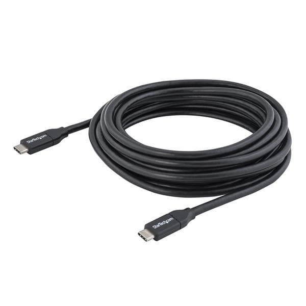 StarTech USB-C -kaapeli virransyötöllä (5 A) - M/M - 4 m - USB 2.0 - USB-IF-sertifioitu