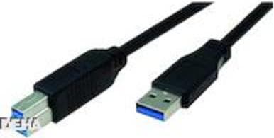Bachmann USB 3.0-kabel A/B 1 m, 9171205