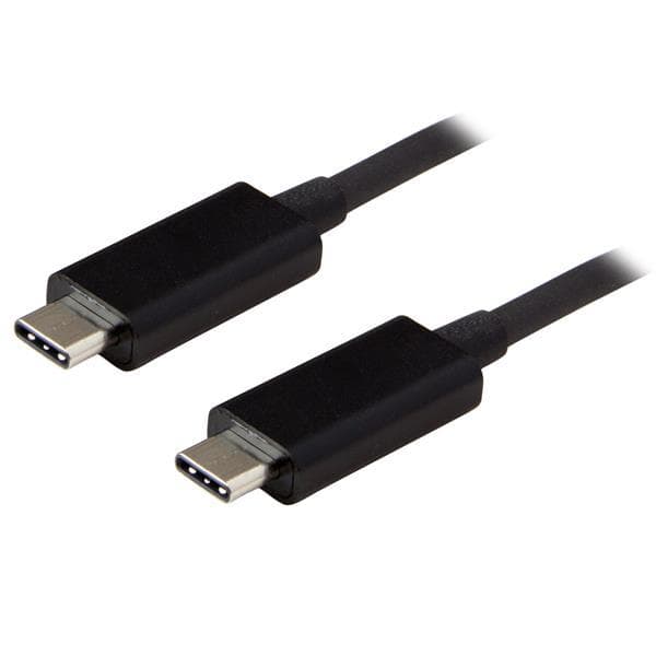 StarTech.com USB-C-kabel - 1 m - USB 3.1 (10 Gbps) - USB-kabel - USB-C (M) till USB-C (M) - USB 3.1 - 1 m - Svart - för Apple MacBook