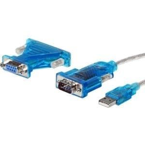 Helos - Seriell adapter - USB - RS-232 Blå, Grå