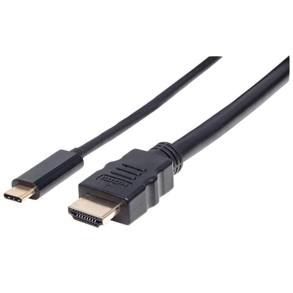 Manhattan USB-C til HDMI Adapterkabel - Ekstern videoadapter - USB-C 3.1 - HDMI - Sort