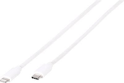 Vivanco 60084 2.0-adapter [1x USB-C-kontakt-1x Apple Lightning-kontakt] LIGHTNVVUSBC12W
