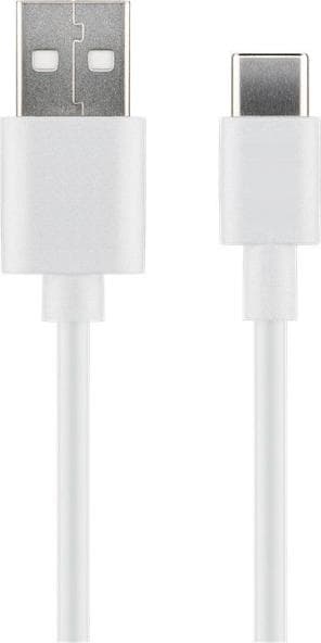 MicroConnect USB3.1 C - USB2.0 3M Vit (USB3.1CCHAR3W)