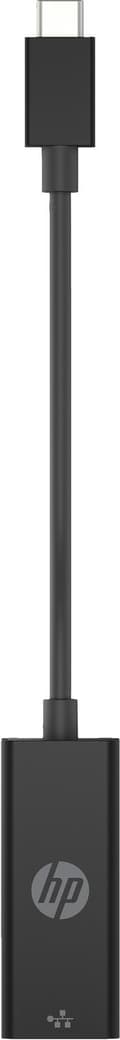 Miniatyrbild 1 av 6: HP - Nätverksadapter - USB Typ-C - USB-C + Gigabit Ethernet (V7W66AA)