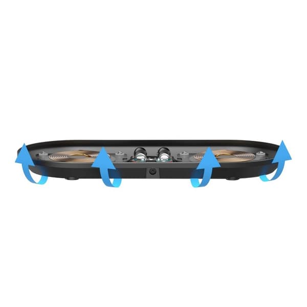 Hama induktionsladdare 2000 mA QI-FC10 DUO 00201682 Utgångar Qi-Standard Svart