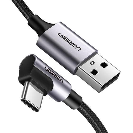 UGREEN Geweven Nylon USB til USB-C gaming kabel 1M - 3 A