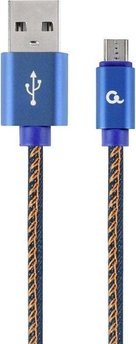 Cablexpert CC-USB2J-AMMBM-1M-BL USB-kabel USB 2.0 USB A Micro USB B Blå