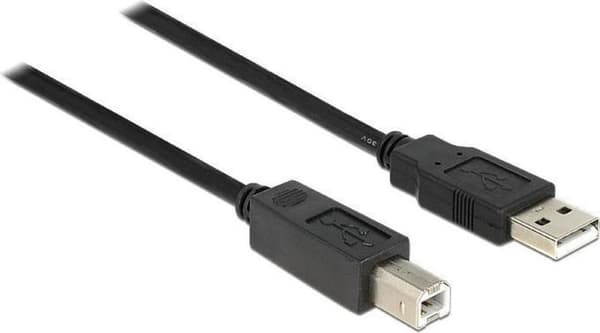 DeLOCK aktiv USB till USB-B-kabel - USB2.0 - upp till 0,5A - 11 meter