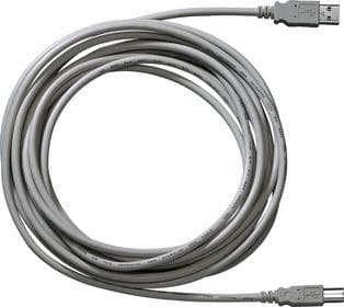 GIRA 090300 USB-kabel 3 m USB A USB B hane Grå (090300)