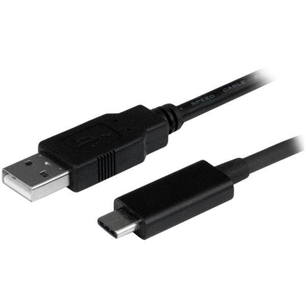 StarTech.com USB2.0 USB-C til USB-kabel - USB-kabel - USB type A, 4-benet (M) - 24-benet USB type C (M) - 1,0 m (USB/USB2.0) - Sort - til Apple MacBoo