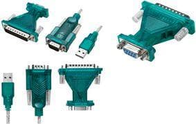 LogiLink USB 2.0 - RS232 9/25-stifts adapter med förlängningskabel, USB-A-kontakt - 9-stifts Sub-D-kontakt, adapter 9-stift - 1 st (UA0042B)