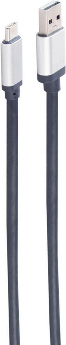shiverpeaks ®-PROFESSIONAL USB 2.0 -liitäntäkaapeli, USB-A uros USB-C uros, 1,5 m (SP03-71155)