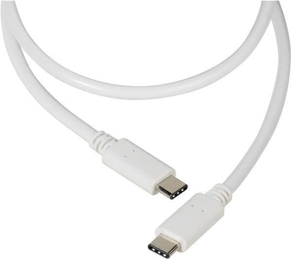 Vivanco USB-kabel USB 2.0 USB-C™-kontakt, USB-C™-kontakt 1,20 m vit (37561)