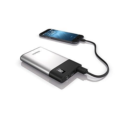 TERRATEC P80 Slim - Oplader Li-Pol 8000 mAh - 2,4 A - 2 udgangsporte (USB (kun strøm)) (218552)