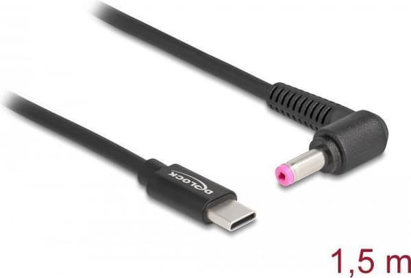 Delock Notebook ladekabel USB Type-C™ han til HP 4,8 x 1,7 mm han (87973)